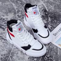 高帮鞋女学生韩版小白鞋女2019秋冬季新款运动板鞋ins平底休闲鞋