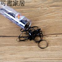 韩版彩小桶装一次性橡皮筋圈黑儿童扎头绳饰头饰头绳饰品 黑色