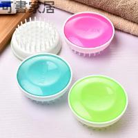 简单洗头刷洗头利器刷子成人按摩刷梳洗梳洗头器头皮头部按摩器 颜色随机