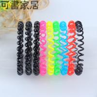 头饰韩国小号电话圈圈电话线儿童橡皮筋饰盘器小饰品 大号