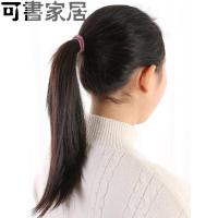 韩国小清新头绳女圈皮筋绳橡皮筋可爱头饰百搭简约个性马尾 蓝色