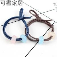 高弹力橡皮筋圈绳头绳韩国小清新头饰成人简约扎头饰品皮套 颜色随机