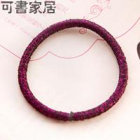 满韩国小清新发圈发绳头饰皮筋扎头绳简约女士橡皮筋发饰头绳 5个黑色