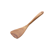 木饭勺家用木铲长柄木勺木质汤勺厨房不粘锅炒菜锅纳丽雅专用柚木铲 柚木薄锅铲