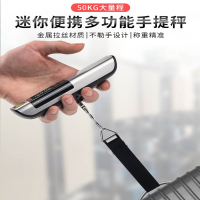 纳丽雅高精度手提电子秤家用50kg小型便携式弹簧快递称挂钩买菜小称