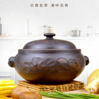 符象紫陶气锅云南汽锅鸡汽锅家用商用紫砂蒸汽锅陶瓷煲汤底锅