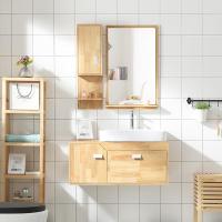 日式浴室柜 卫浴柜橡木吊柜洗漱台法耐洗面盆组合洗浴手池整体盆 70cm橡木吊柜(左盆)