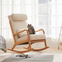 北欧摇摇椅成人午睡懒人休闲椅阳台客厅不倒翁摇椅沙发椅躺椅