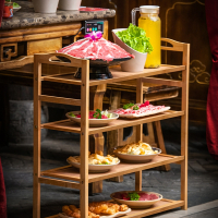 菜架多层法耐(FAHA)火锅店专用厨房放菜品层架饭店商用摆蔬菜盘置物架子