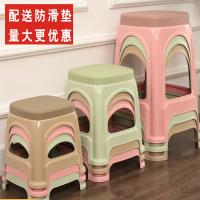 法耐加厚塑料凳子家用成人客厅餐桌椅子高凳熟胶板凳浴室茶几小凳