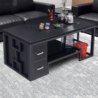 法耐火烧石功夫茶几全自动茶桌智能设计方形家用办公室经济型茶台一体