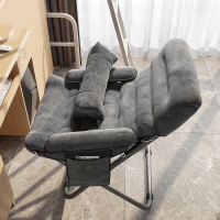 法耐折叠椅躺椅家用单人小沙发网红懒人椅便携休闲电脑椅宿舍靠背椅子