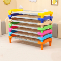 幼儿园床幼儿园午睡床专用午休床医匠儿童早教午托叠叠塑料床托管小床