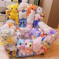 医匠透明沙发娃娃收纳单人手工DIY公仔收纳客厅充气懒人沙发小户型