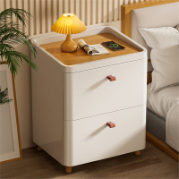 日式卧室床头柜医匠简约现代北欧风抽屉式收纳柜零食储物箱置物架