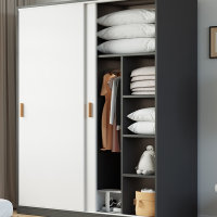 法耐(FANAI)衣柜卧室家用出租屋收纳小柜子经济型简易儿童推拉门网红民宿衣柜