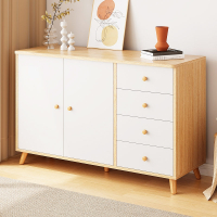 医匠五斗柜卧室客厅靠墙腿落地置物柜家用组合餐边收纳柜储物柜子