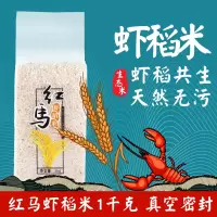 红马虾稻农家米 1kg 小包装大米2斤新米 真空包装香米粳米农家长粒大米