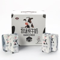 牛丰纯牛奶原味学生儿童早餐奶全脂网红牛奶无蔗糖整箱批特价纯奶