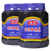 蓬盛橄榄菜450g*2瓶下饭菜咸菜正宗潮汕橄榄菜吃粥拌饭橄榄菜酱菜