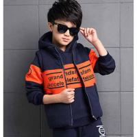 童装两件套三件套童装男套装秋冬季加绒款中大童男童卫衣儿童衣服