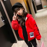 女童加厚外套秋冬装2019新款韩版儿童宝宝短款毛毛大衣百搭洋气潮