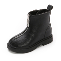 女童雪地靴中高筒长靴马靴棉鞋新款秋冬公主加绒加厚小学生中大童