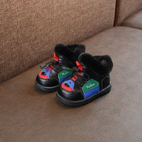 儿童冬季雪地靴2019新款加绒棉鞋宝宝鞋学步鞋防滑软底鞋男女童鞋