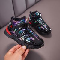 儿童运动鞋女童鞋秋冬季2019新款中大童休闲鞋男童鞋子加绒大棉鞋