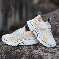 女儿童休闲春秋季透气平底小学生初中网超轻新款男大运动跑步鞋子