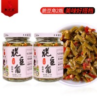 椒小玉酸豆角农家自制罐装小包装下饭菜酸豇豆老坛江西特产210g*2