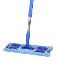 世家随心通平板拖把送拖布家用平板夹毛巾木地板平拖墩布尘推地拖