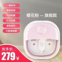[购前咨询]适用可折叠足浴桶泡脚盆洗脚电动加热恒温按摩便携式深过小腿家用小型