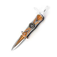 [购前咨询]适用指尖陀螺小刀随身多功能户外装备锋利军刀便携刀具防身工具折叠刀