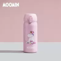 [购前咨询]适用咔咔Moomin姆明保温杯女316不锈钢儿童学生便携弹跳盖水杯杯子