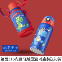 [购前咨询]适用格非尔儿童保温杯带吸管男女两用水壶 小学生防摔宝宝幼儿园水杯