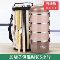 【购前咨询】适用304不锈钢多层分隔型上班族便当餐盒携学生日式桶可爱1人
