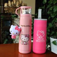[购前咨询]适用可爱韩版保温杯男女小学生儿童卡通简约水壶创意带盖杯子便携水杯