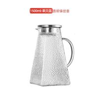 [购前咨询]适用简约ins风浮玻璃杯锤纹水杯金边家用喝水杯子套装饮料杯牛奶杯