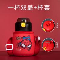 [购前咨询]适用迪士尼儿童水杯带吸管两用幼儿园便携小学生水壶瓶男女宝宝保温杯