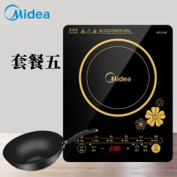 [购前咨询]适用美的/美人宝电磁炉家用炒菜锅节能触摸式小型多功能一体电池炉灶