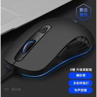 极控者(TiMER)爱国者Q21B鼠标有线 静音无声USB电脑办公 有线鼠标6键-磨砂黑(静音无声)-黑色胶线 官方标配