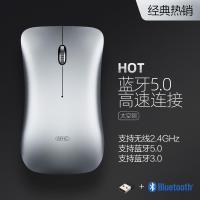 极控者(TiMER)英菲克PM9鼠标无线静音可充电式蓝牙双模女生可爱苹果Mac小米华硕联想微软 蓝牙版-太空银 官方标配