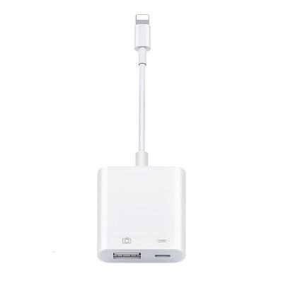 极控者(TiMER)苹果OTG转接头外接U盘lightni [USB3.0+充电接口]苹果OTG(外接U盘/相机/鼠标/
