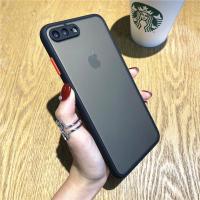 极控者(TiMER)苹果8手机壳全包摄像头苹果8plus硅胶磨砂苹 苹果7plus/8plus磨砂撞色黑(一体精准孔位)