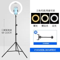 极控者(TiMER)手机三脚架拍照三角架直播脚架支架落地式拍摄家用自拍自照 210CM三脚架+36CM补光灯+万向软管夹