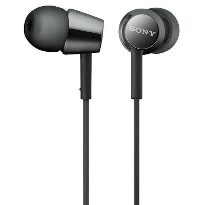 极控者(TiMER)[赠耳机包]Sony/索尼 MDR-EX155AP 入耳式耳机有线带麦手机通话高音质 黑色 官方标配