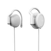 极控者(TiMER)森麦正品√挂耳式耳机运动跑步笔记本电脑台式手机有线控耳麦头戴耳机挂式 白色 套餐一手机台式电脑通用版