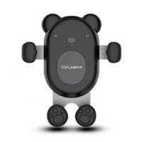 极控者(TiMER)车载手机架出风口中控台金属万能通用导航支架适用长安大众本田丰田创 魅力黑(适用4.0—6.8寸手机)