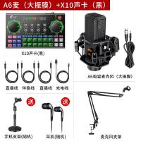 极控者(TiMER)直播设备全套声卡唱歌手机专用抖音主播网红电脑台式通用电容麦录音话筒专业 A6供黑色声卡套装 官方标配